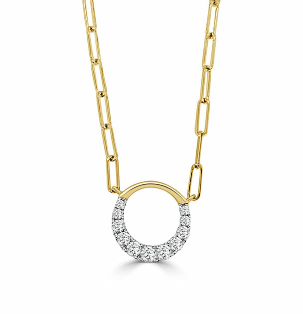 9ct gold diamond on sale pendant