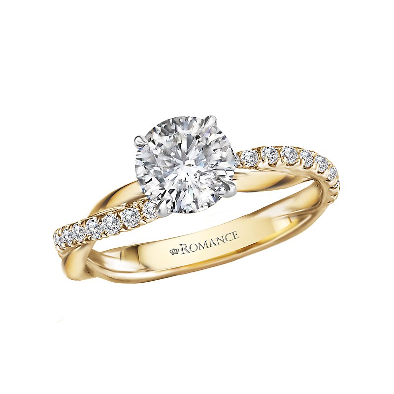 14k gold and diamond good ring