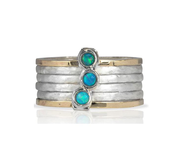 Azure Meditation Ring