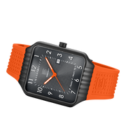 Glock Stainless Steel Quartz Watch Gunmetal & Orange GW-2-1-24