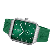 Glock Men's Stainless Steel Quartz Watch Silver & Green GW-5-1-24