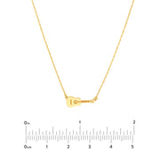 14K Yellow Gold Mini Guitar Necklace