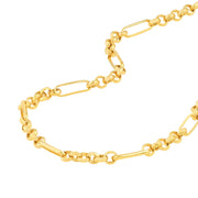 14K Yellow Gold 2.80mm 6+1 Rolo Chain Necklace