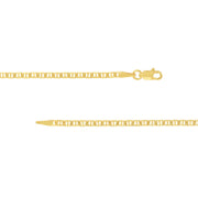 14K Yellow Gold 2.30mm Mariner Chain